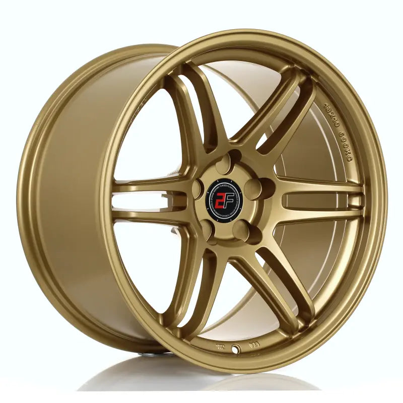 2Forge ZF5 semi-forged wheels with a sleek finish, featuring a multi-spoke design for stylish vehicle enhancement.
