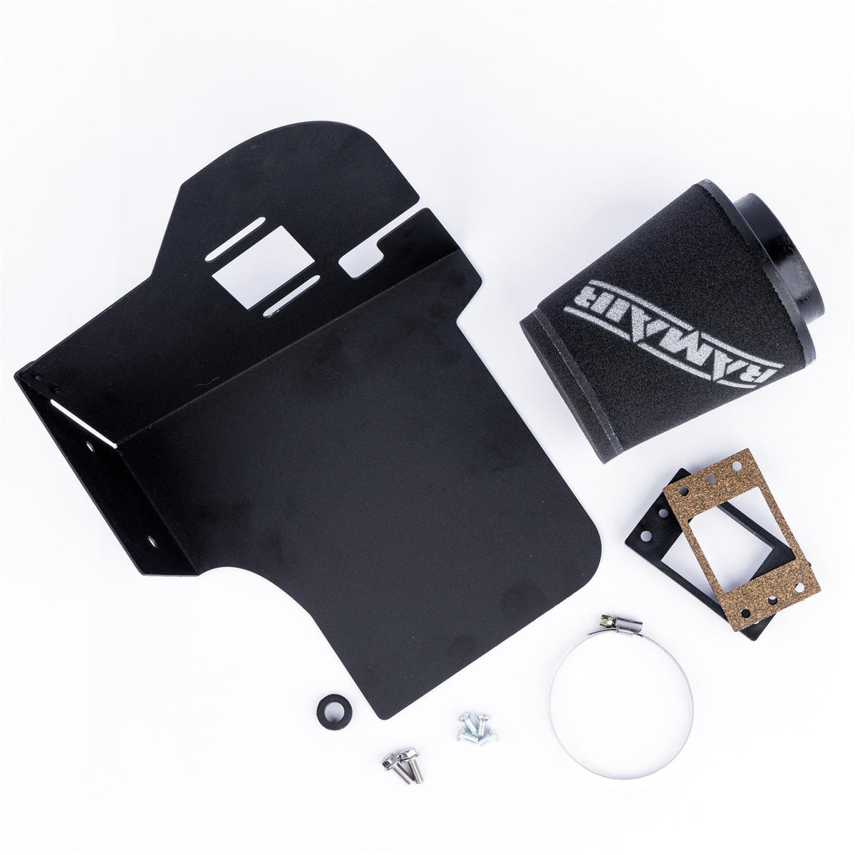 Ramair performance induction kit for Mazda MX-5 1.6 NA, featuring a high-flow air filter and intake hose for improved engine airflow.