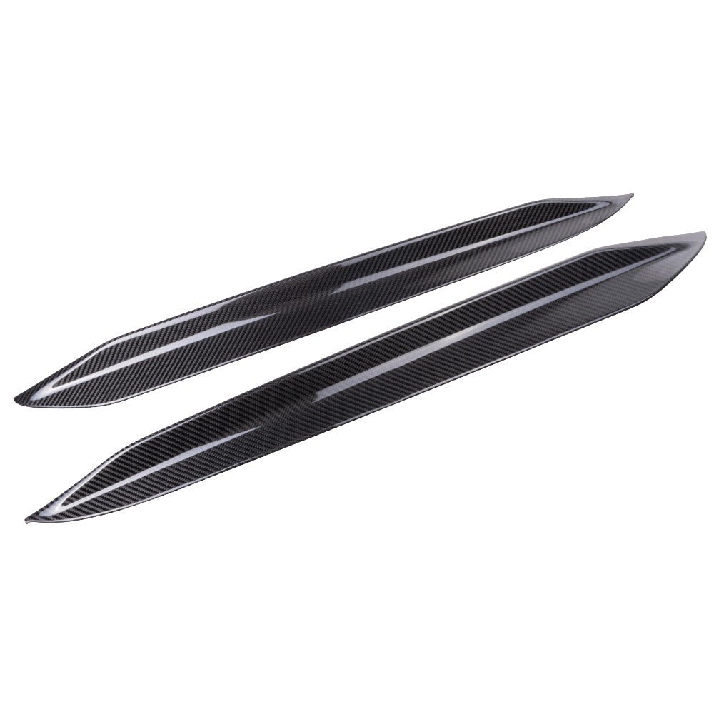 BMW X6/X6M G06 F96 2019+ carbon fibre rear window trim accessory by CT Carbon, shown installed on vehicle.
