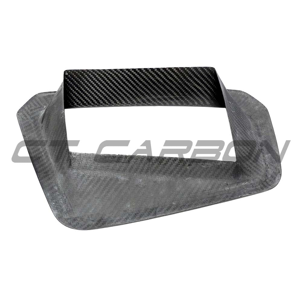 BMW G87 M2 2023 dry carbon fibre heads up display cover by CT Carbon, showcasing sleek carbon fiber texture and precise fit.
