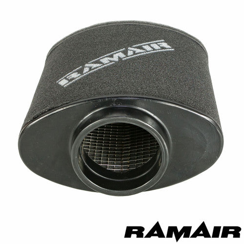Ramair Abarth Fiat 500 1.4T & esseesse 595 air filter induction intake kit with high-performance filter and sleek design.