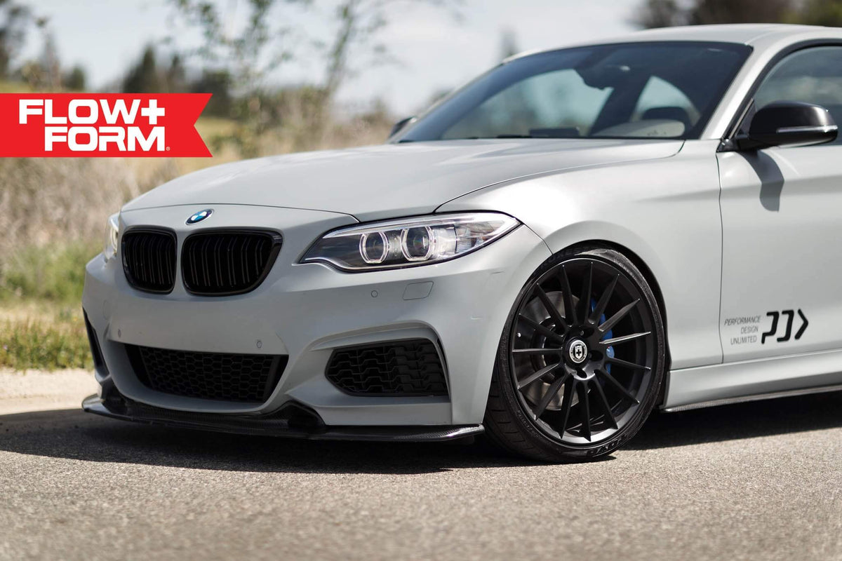 HRE PERFORMANCE WHEELS FF15 alloy wheels with a multi-spoke design and a polished finish, set against a neutral background.