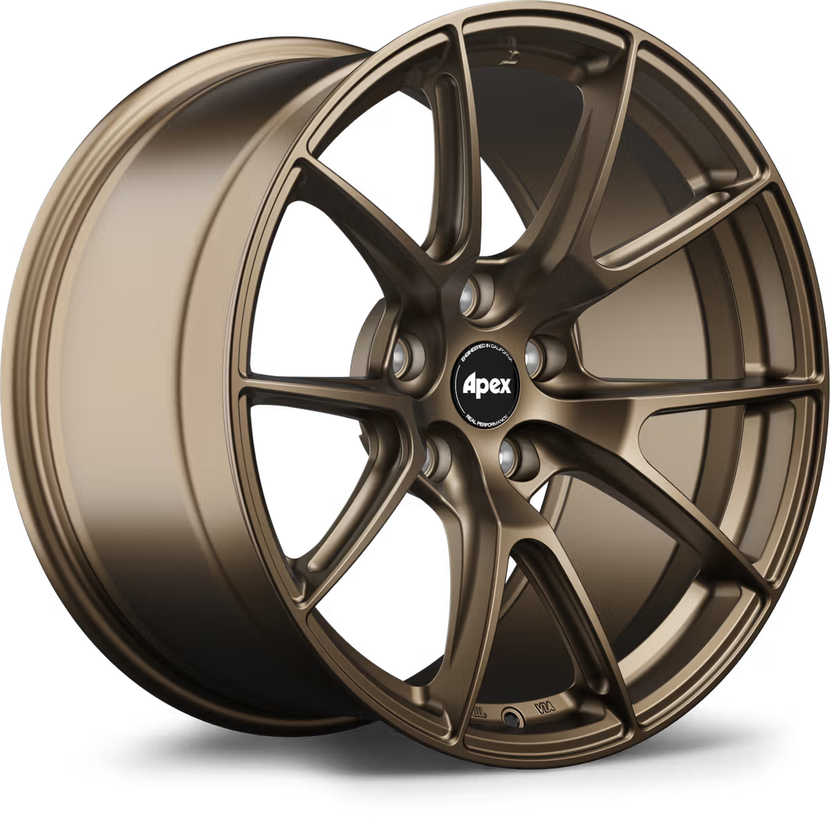 Apex VS-5 Flow Formed Alloy Wheels showing a sleek, multi-spoke design in a silver finish on a vehicle.