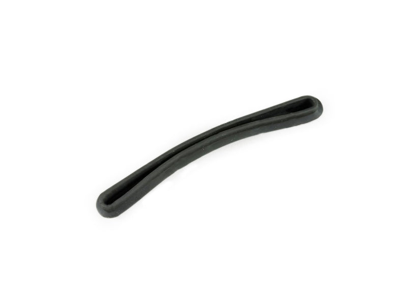 Genuine Porsche rear wing riser cover gasket for Porsche 981 and 718 GT4 models, showing the black gasket part on a white background.