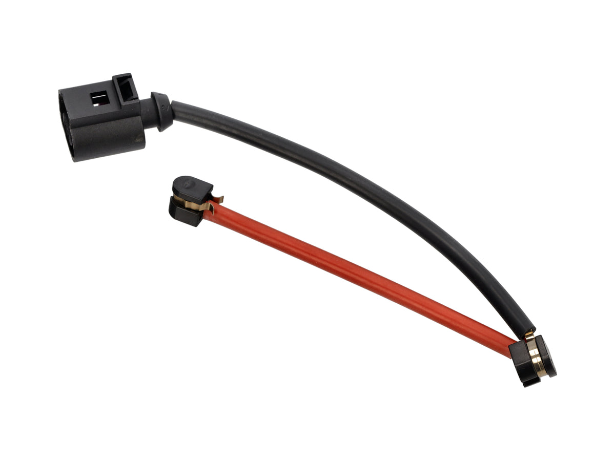 Porsche OE Match rear brake pad wear sensor for Porsche 981, 718, 991 GT models, showing the sensor component on a white background.
