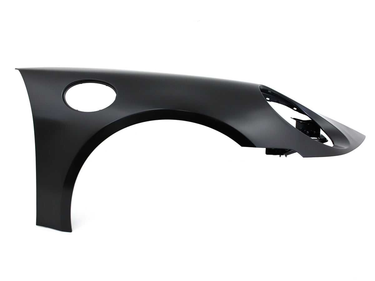 Genuine Porsche 992 GT3 front wing body panel, showcasing the sleek aerodynamic design in a close-up view.