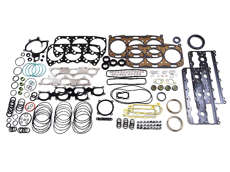Genuine Porsche engine gasket set for Porsche 997 GT3 and RS models, includes multiple gaskets for engine sealing.