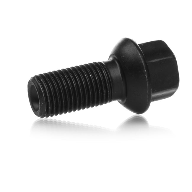 Bimecc M14 x 1.5 extended bolt for VW, Audi, Skoda, and more, shown with stud and nut conversion kit components.