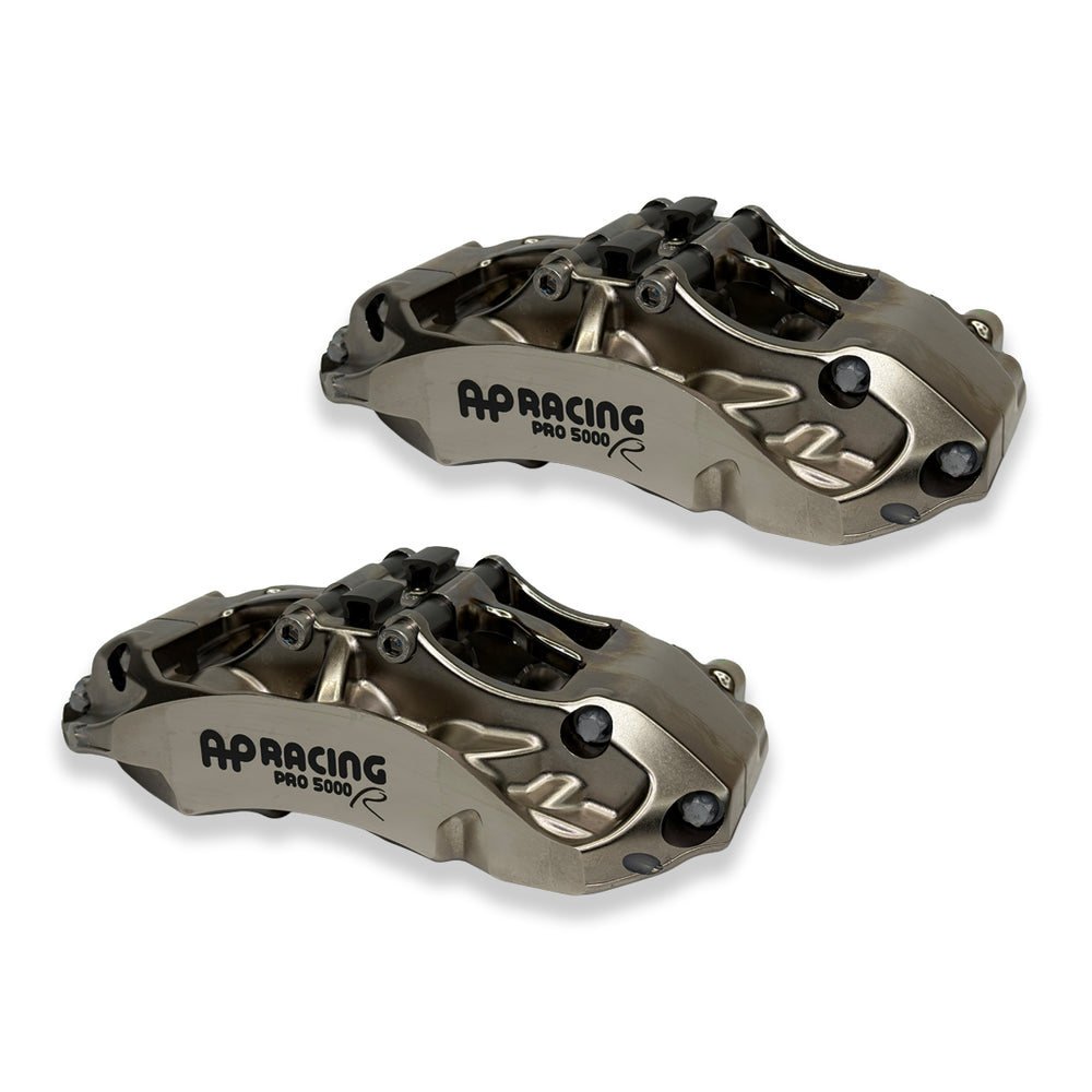 Pair of AP Racing CP9660 Nickel-Plated Calipers from XC3 Engineering's BMW M2 M3 M4 Big Brake Kit.