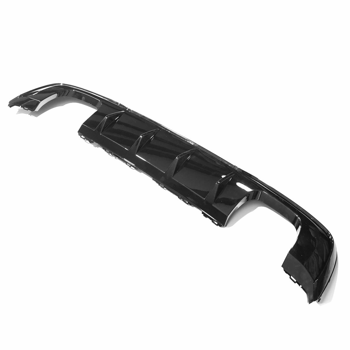 CT Carbon gloss black diffuser for Audi A3/S3 8V facelift Sportback 5-door, made from high-quality carbon fiber.