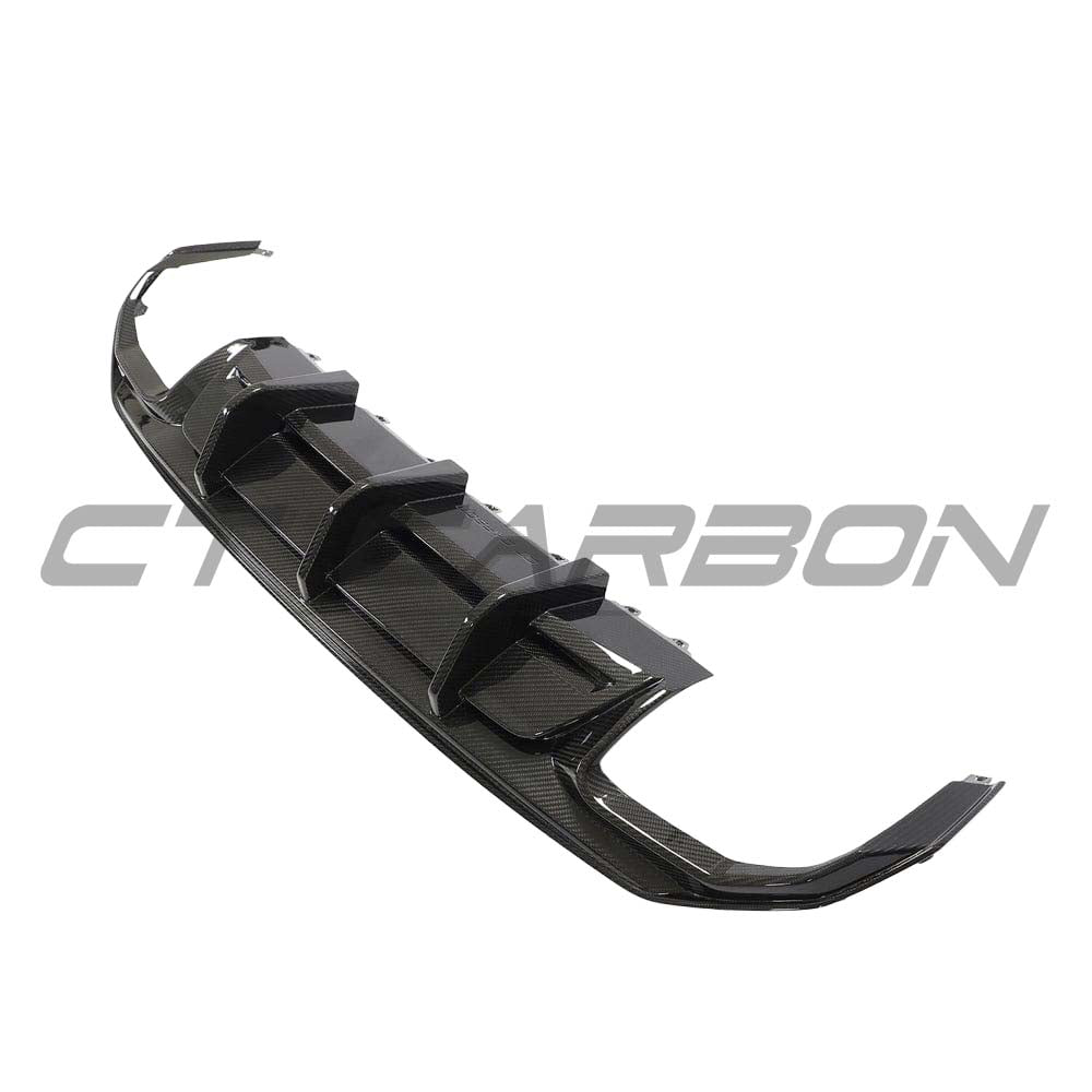 AUDI A3/S3 8Y saloon full carbon fibre kit by CT Carbon, featuring a sleek carbon fibre diffuser.