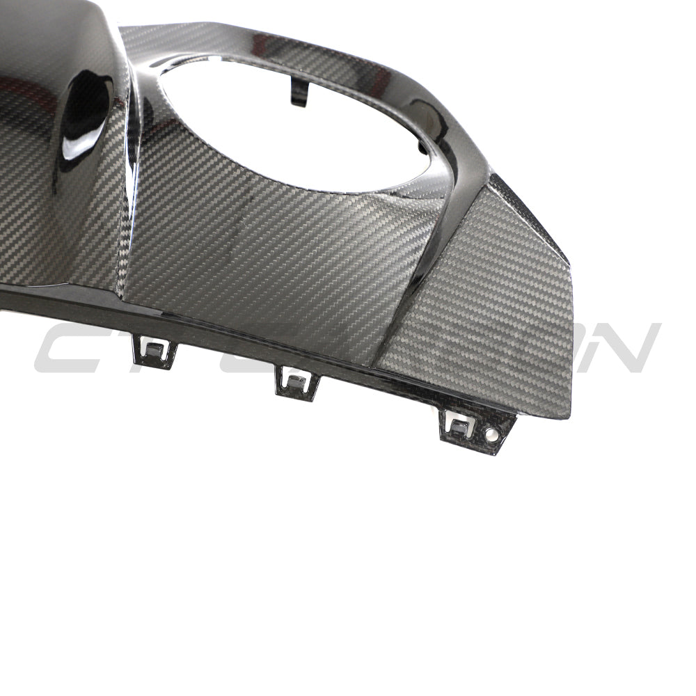 Full car carbon fiber kit for Audi RS3 8Y saloon by CT Carbon, featuring sleek, lightweight carbon fiber panels and accents.