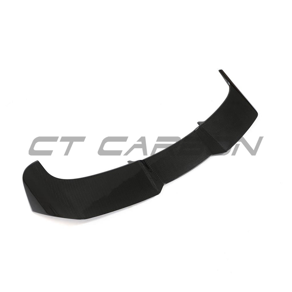 Audi RS6 C8 full carbon fibre kit by CT Design, showing detailed carbon fibre components on the car's exterior.