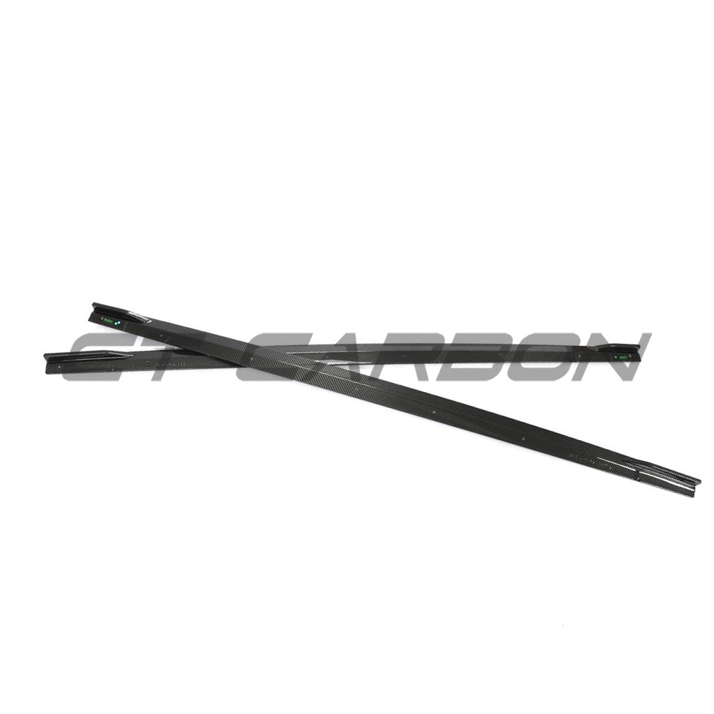 Audi RS6 C8 full carbon fibre kit by CT Design, showcasing the sleek carbon fiber body panels and aerodynamic accents.