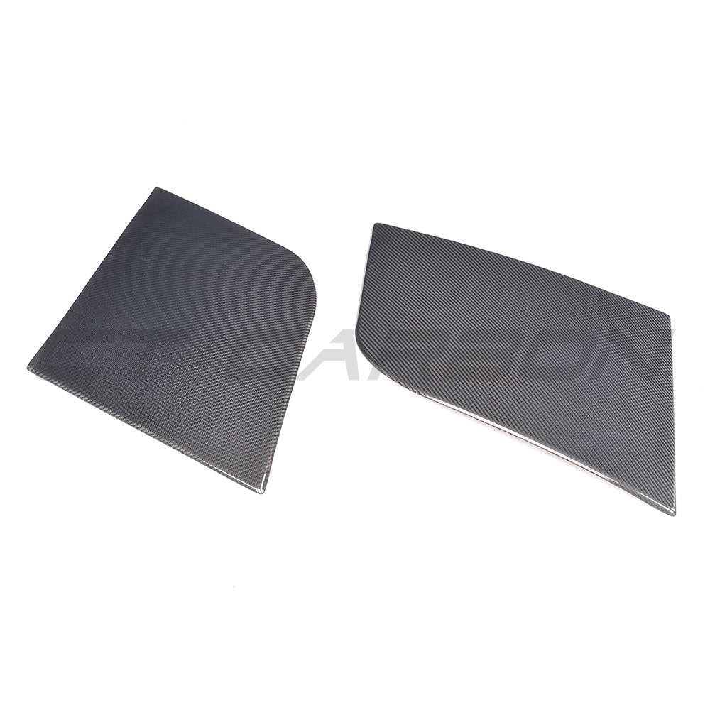 Carbon fiber rear quarter stick-on accessory for Audi TT/TTS/TTRS Quattro MK3 2015-2020 by CT Carbon.
