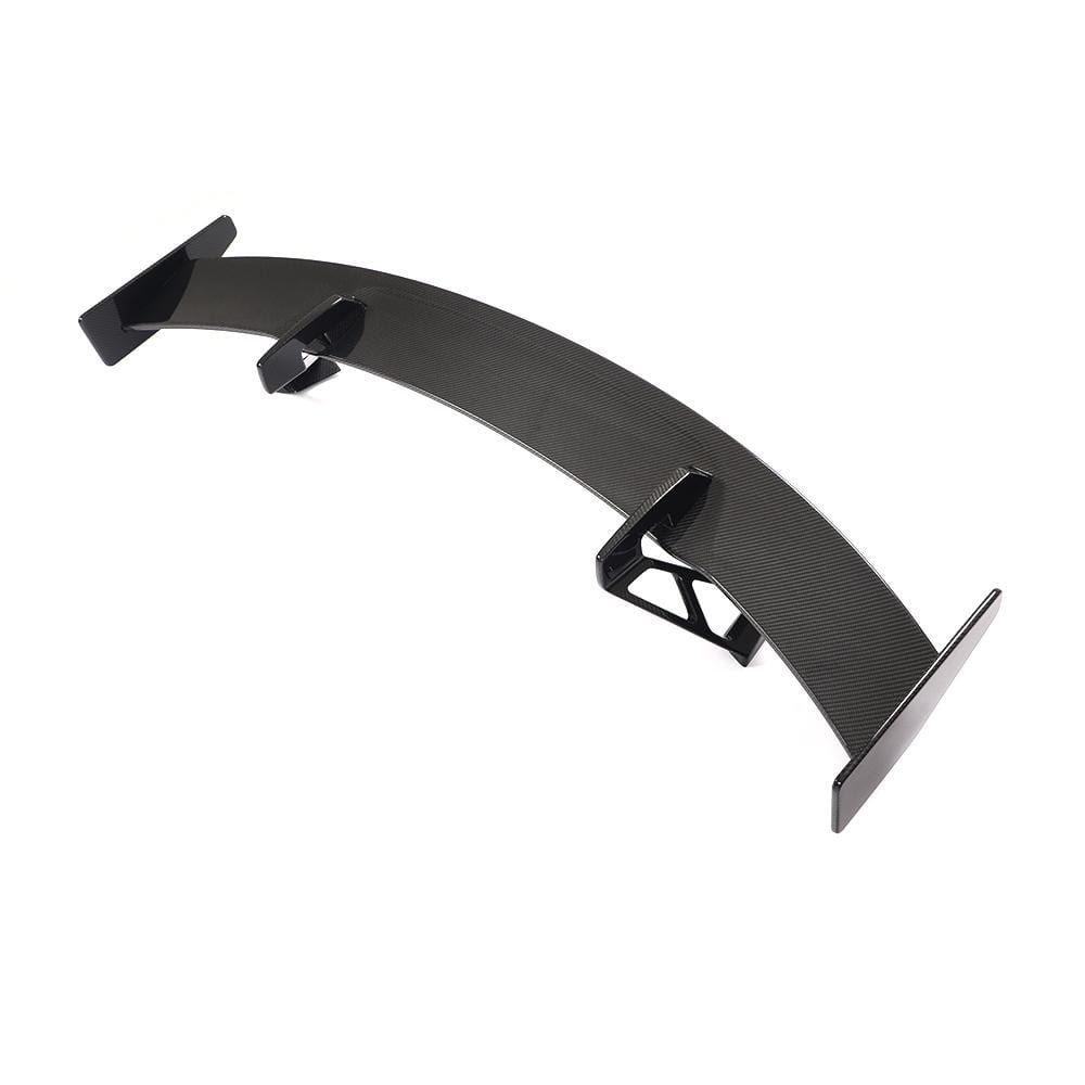 Carbon fiber wing spoiler for Audi TT/TTS/TTRS Quattro MK3 (2015-2020) by CT Carbon, shown mounted on the vehicle.