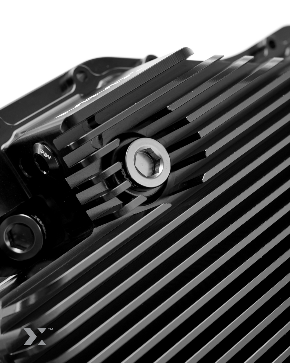 MMX Performance G8x high-capacity baffled differential sump oil pan with reinforced baffling for improved engine oil control.