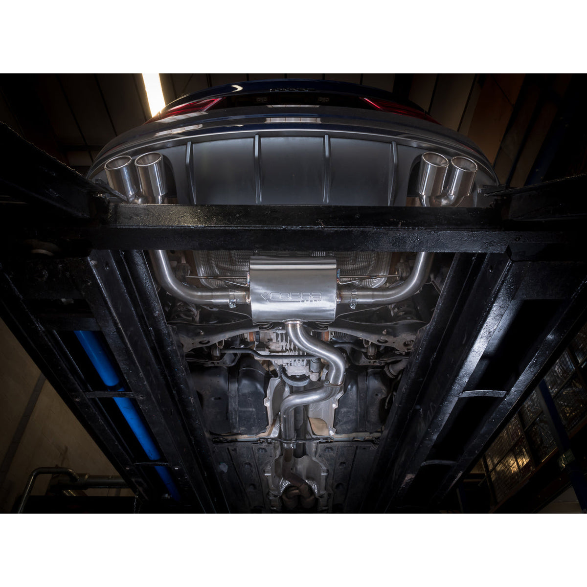 Cobra Sport Audi S3 8V GPF back exhaust system, 5-door Sportback, non-valved performance exhaust for facelift models 2019-2020
