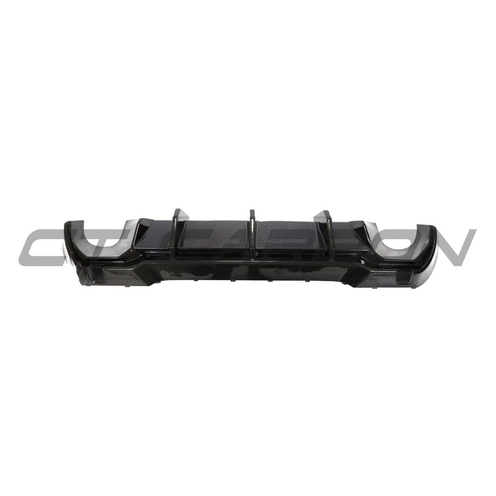 BMW 1 Series F40 carbon fibre diffuser by CT Carbon, showcasing sleek aerodynamic design and high-quality finish.