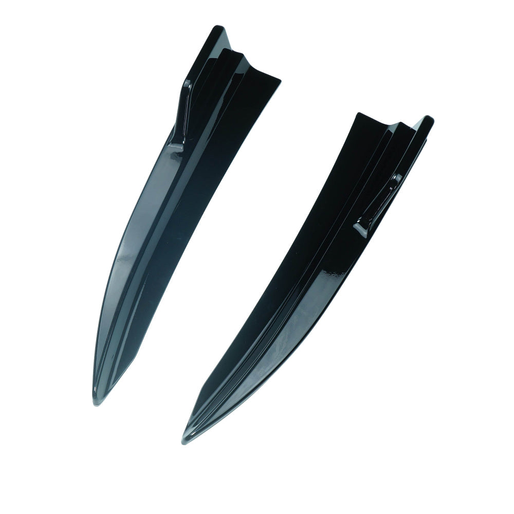 BMW 3 Series G20 2018+ CT Carbon gloss black rear bumper corners accessory, close-up view showing sleek, durable automotive trim