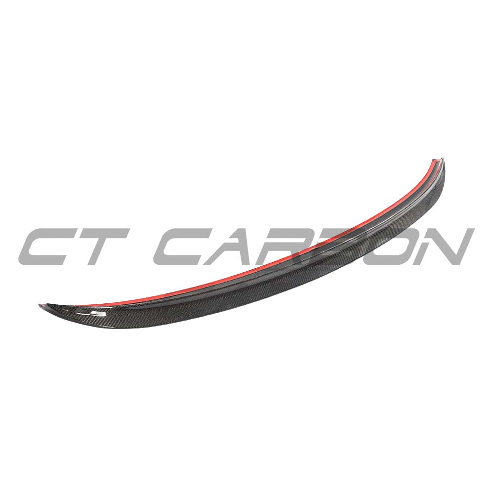 BMW M3 G80 G20 2018+ CT Carbon wet carbon fiber spoiler, OEM style, lightweight aerodynamic rear spoiler for sporty look