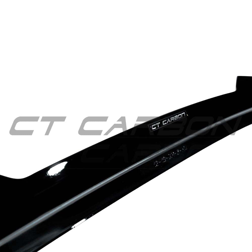BMW 4 Series Gran Coupe F36 CT Carbon V5 gloss black spoiler with M-style design, shown on the rear of the vehicle.