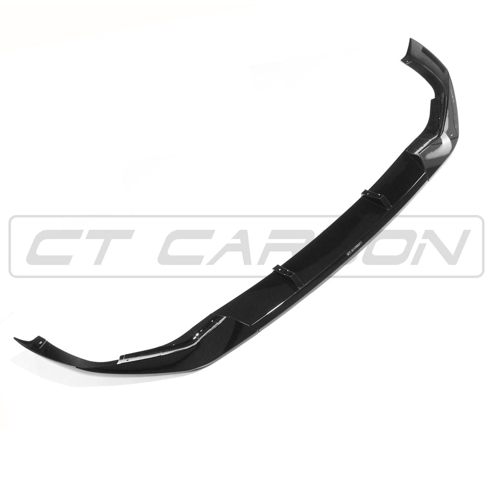 BMW 5 Series G30 G31 LCI CT Carbon gloss black splitter, V2, front lower automotive accessory with sleek design