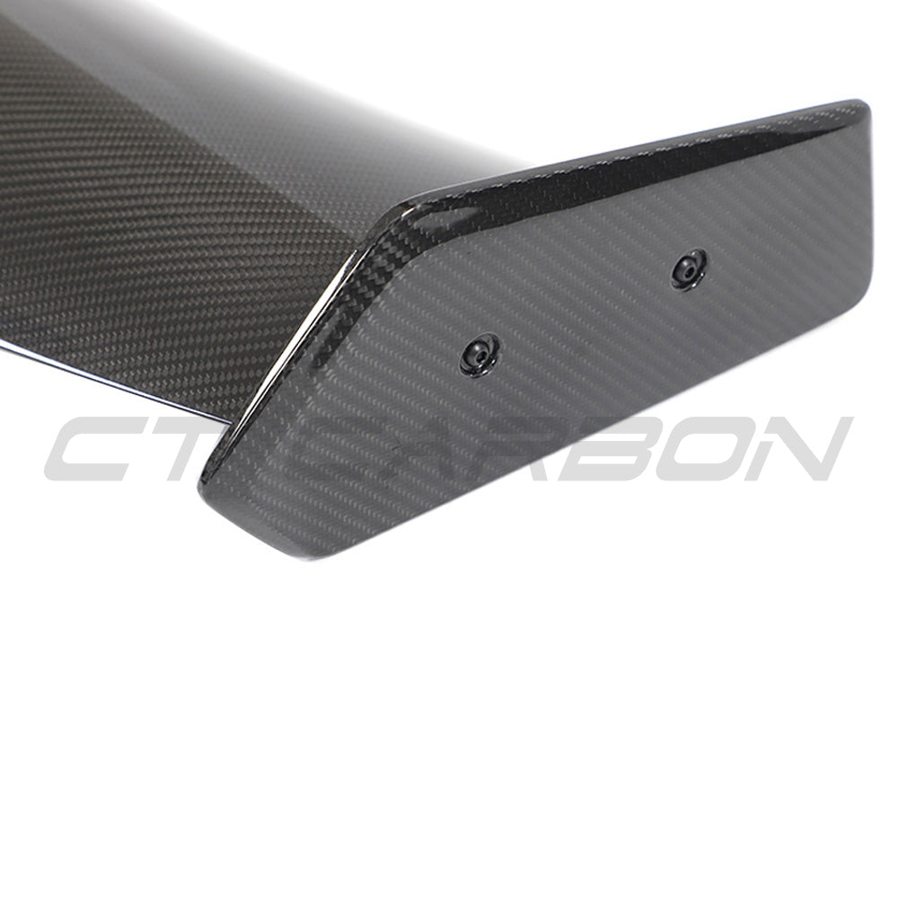 BMW F30 3 Series 2011-2019 carbon fiber kit by CT Carbon, featuring full carbon fiber components and a swan neck wing.