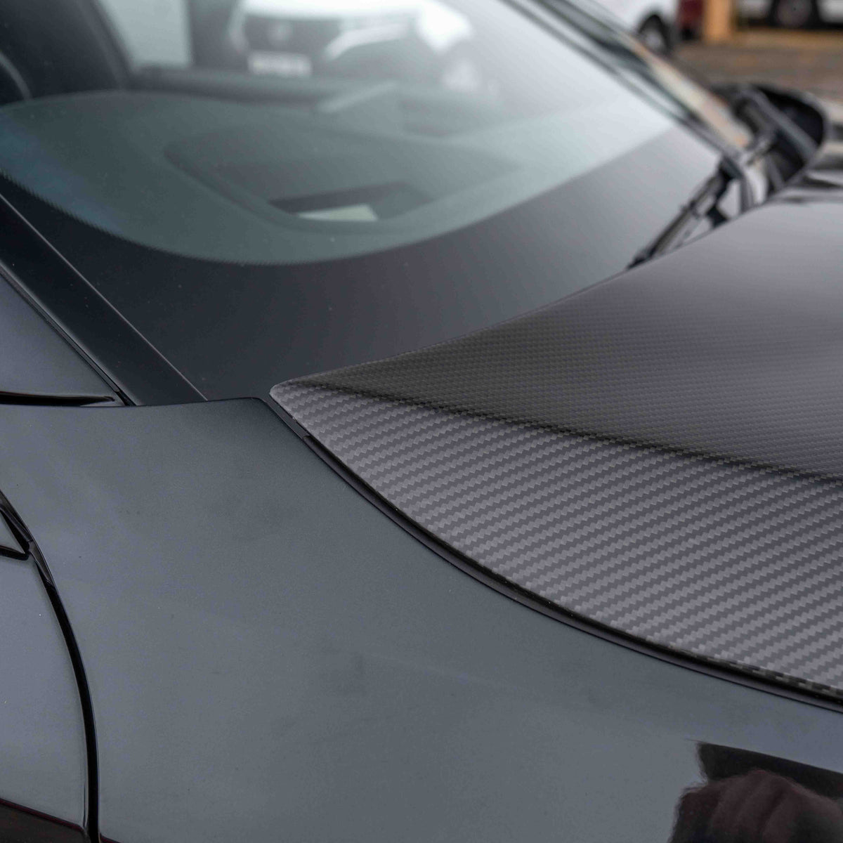 BMW F90 M5 and G30 5 Series carbon fiber bonnet by CT Carbon, showcasing lightweight, high-performance automotive bonnet with carbon fiber finish.