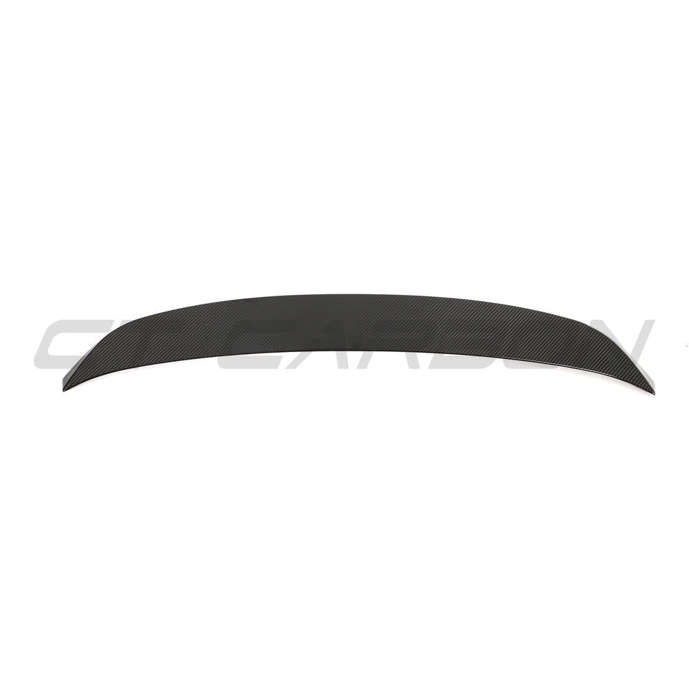 BMW F96 X6M and G06 X6 carbon fiber boot spoiler by CT Design, showcasing sleek, aerodynamic design for 2019-2024 models.