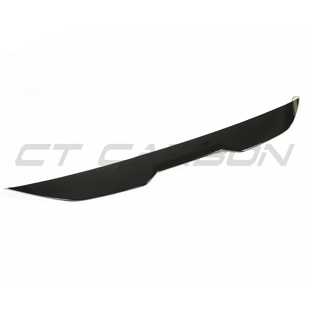 BMW G42 2 Series full gloss black kit by CT Carbon, featuring V2 MP style exterior upgrade with sleek, reflective black finish.
