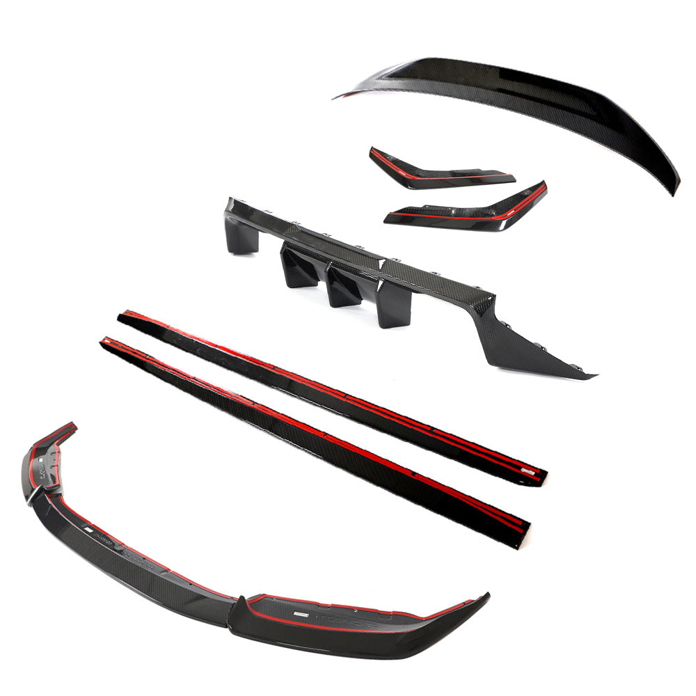 BMW G87 M2 full carbon fiber kit by CT Carbon, featuring lightweight, high-quality carbon fiber components for the vehicle.