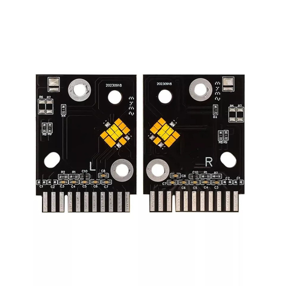 BMW G87 M2 yellow adaptive DRL module set by CT Carbon, designed for 2022+ models, shown with vibrant yellow lighting.