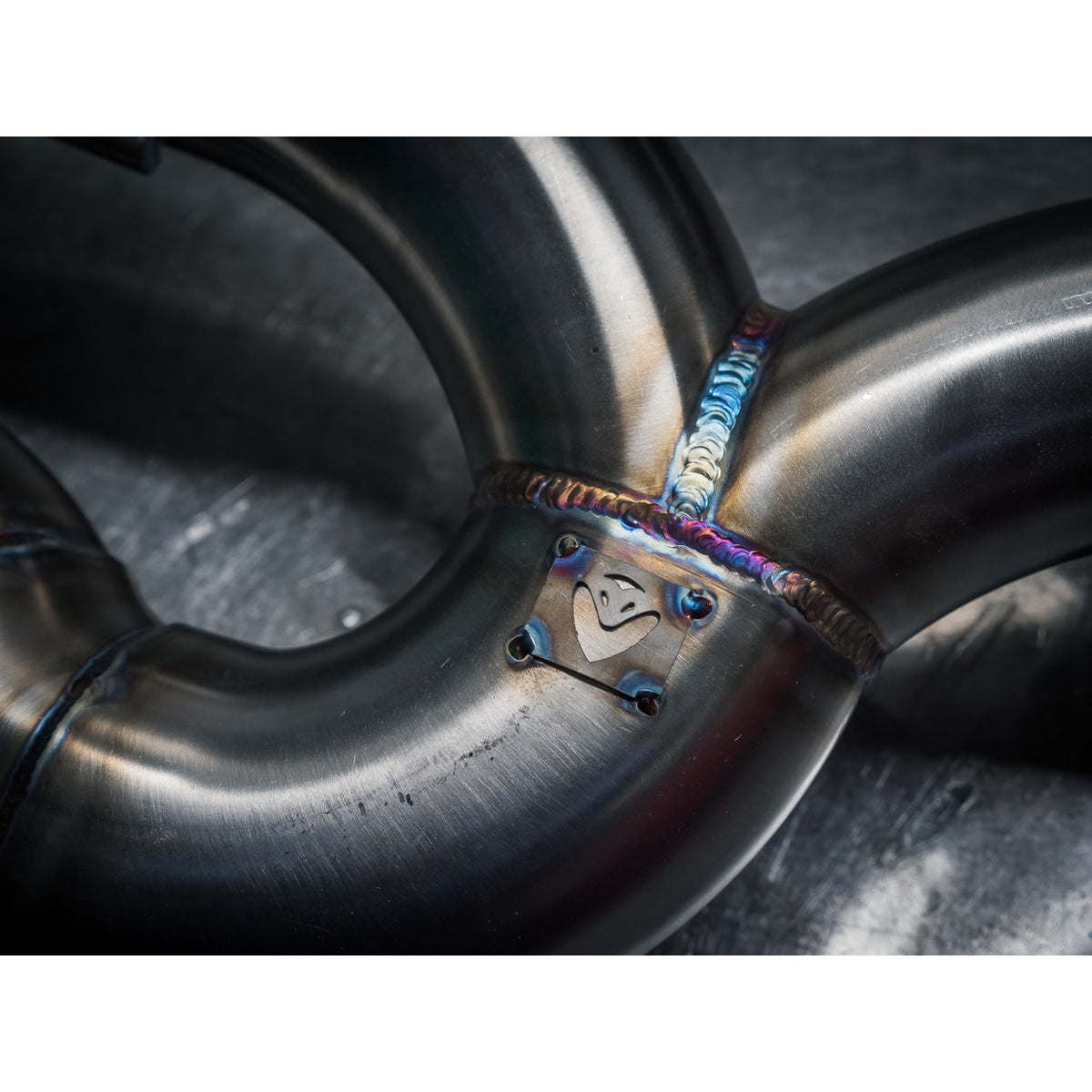 Cobra Sport BMW M135i F40 Venom turbo back exhaust system, showing the sleek race performance exhaust with polished tips.