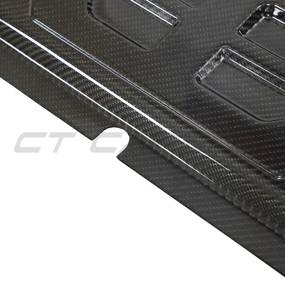 BMW M2 M3 M4 G87 G80 G81 G82 G83 Carbon Fibre Engine Dress Up Kit by CT Carbon, featuring sleek carbon fiber components.