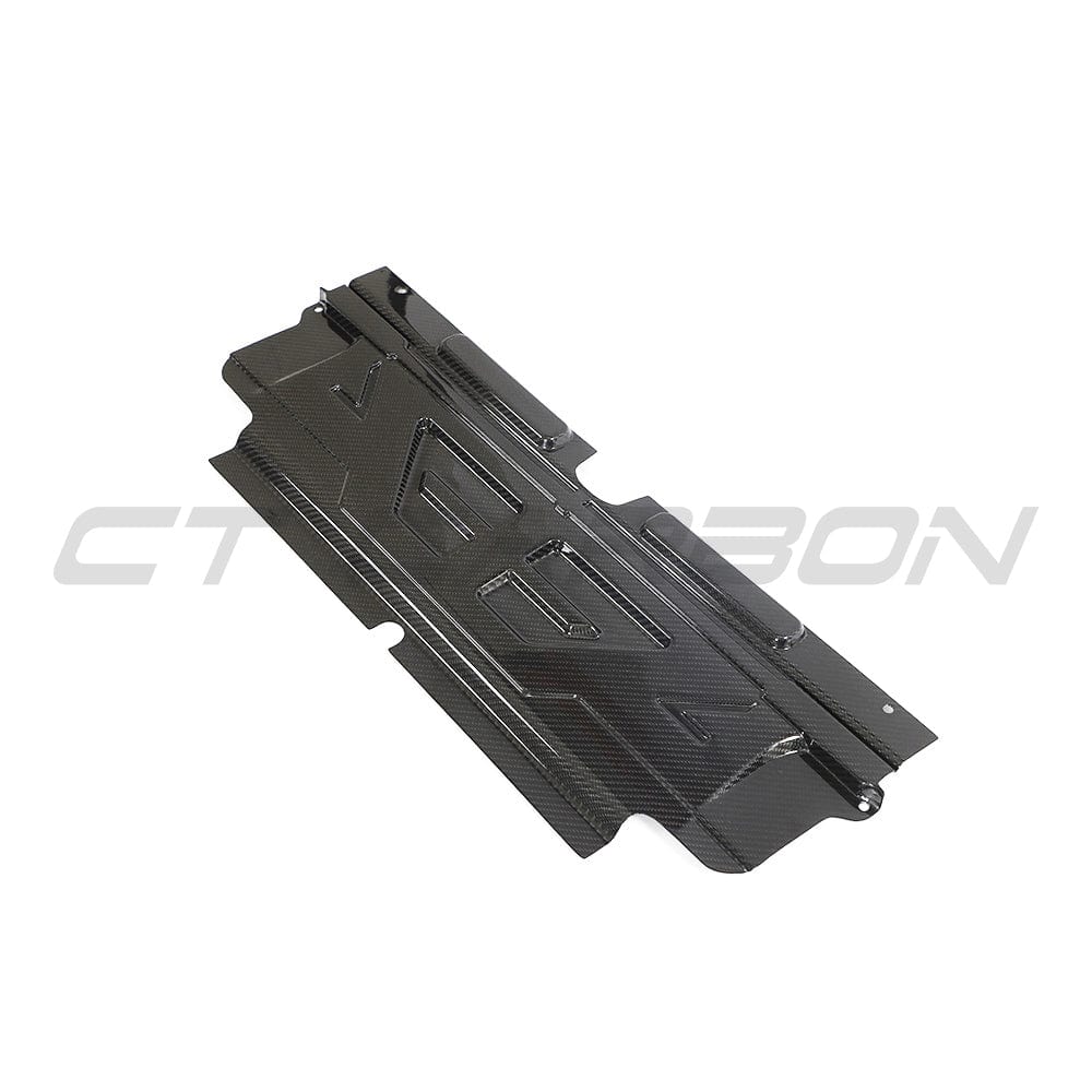 BMW M2 M3 M4 G87 G80 G81 G82 G83 carbon fibre slam panel cover by CT Carbon, showcasing the sleek, lightweight accessory design.