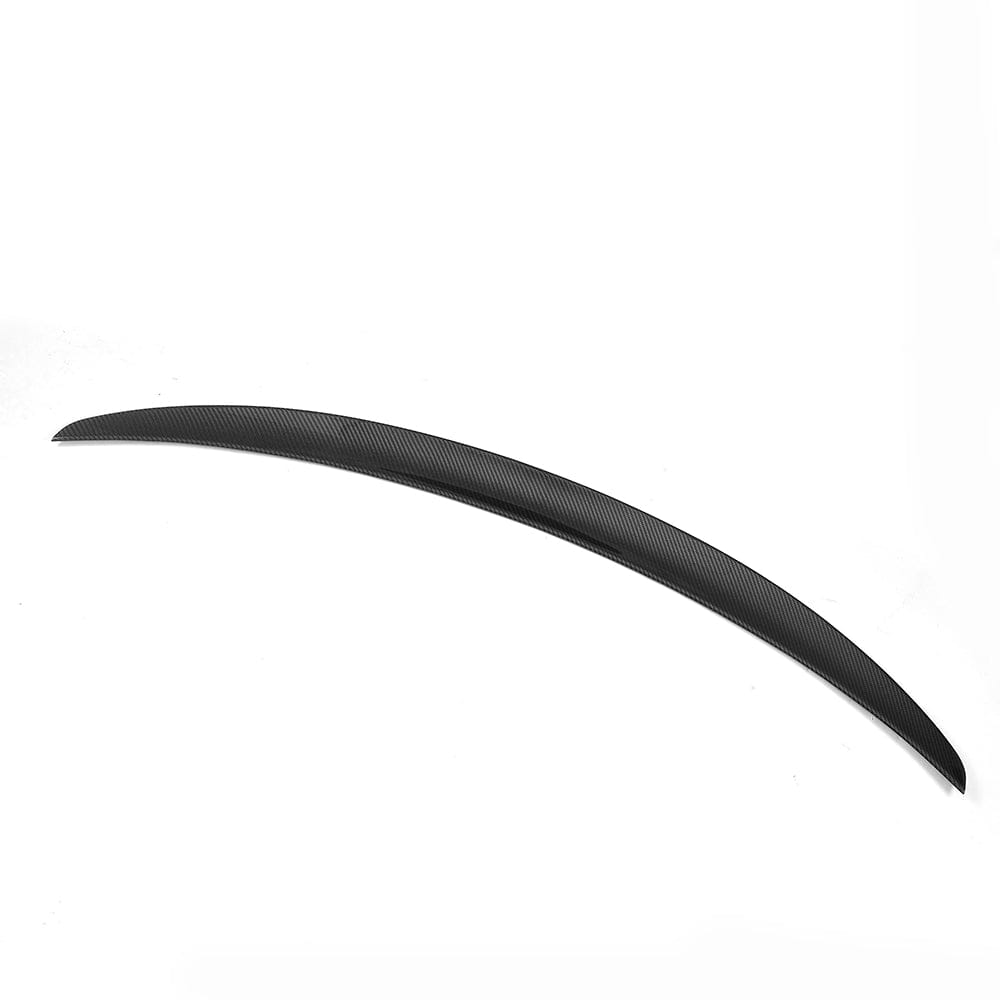BMW M2 F87 M2C F22 carbon fiber spoiler by CT Carbon, showcasing the sleek, aerodynamic design on the car's rear.
