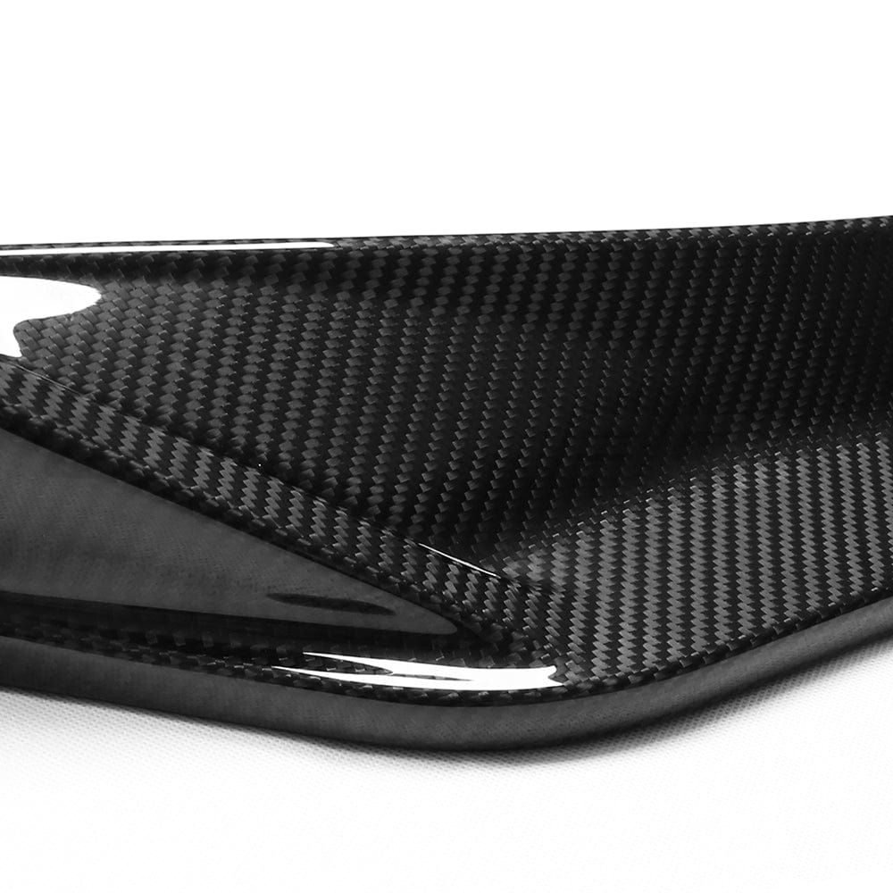BMW M3 M4 G80 G82 G83 carbon fiber front end kit by CT Carbon, showing sleek, lightweight front bumper and aerodynamic design.