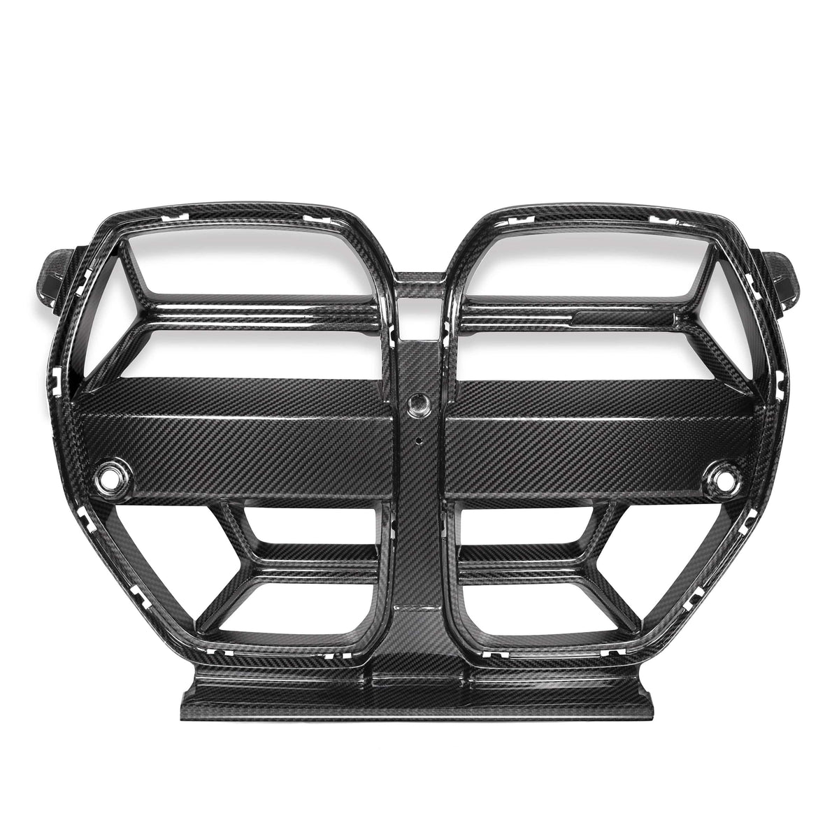 BMW M3/M4 G80/G81/G82/G83 carbon fiber grille by CT Carbon, showcasing the sleek, lightweight design without accessories.