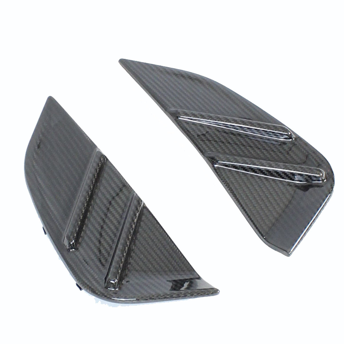 BMW M4 G82 G83 carbon fiber replacement side fender trim by CT Carbon, stylish automotive accessories for enhanced look.