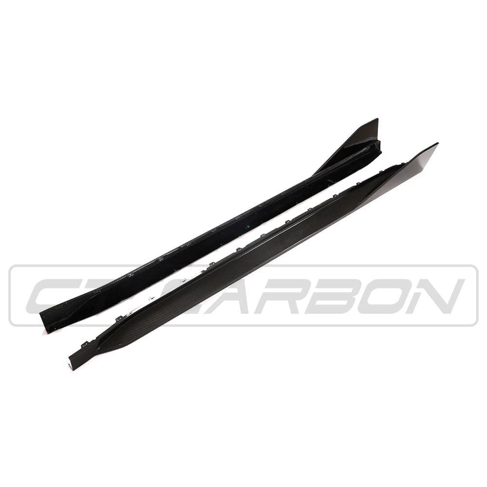 BMW M4 G83 full carbon fibre kit by CT Carbon, featuring MP style components on a sleek sports car.