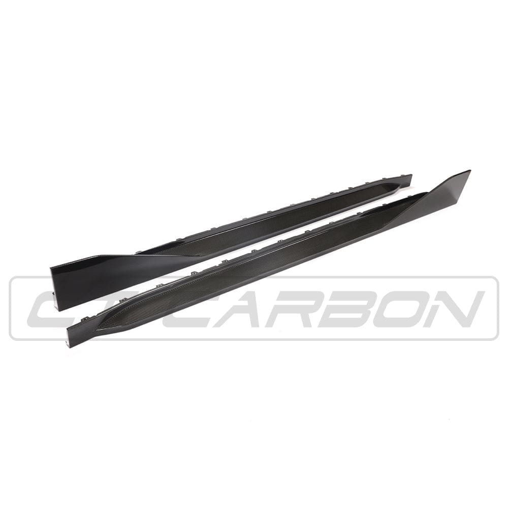 BMW M4 G83 full carbon fiber kit by CT Carbon, featuring MP style components on a sleek, high-performance sports car.