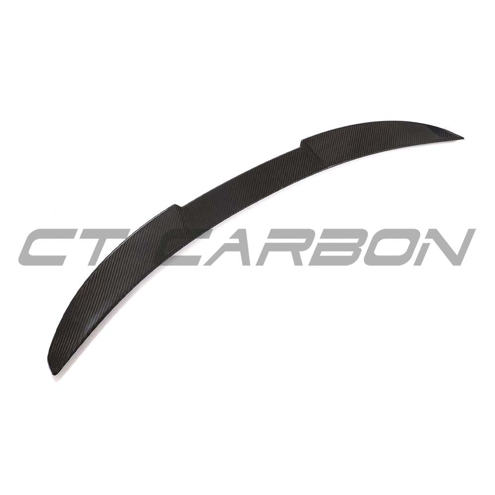 BMW G22 4 Series 2020+ carbon fibre kit by CT Carbon, featuring a sleek carbon fibre spoiler for enhanced sporty appearance.