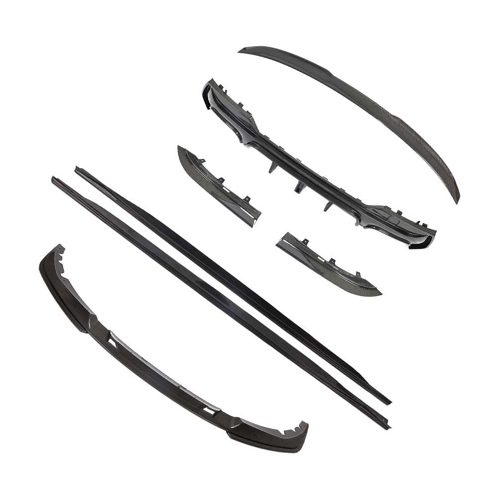 BMW G22 4 Series 2020+ Carbon Fibre Kit by CT Carbon, featuring a V6 spoiler with pre-preg carbon fibre details.