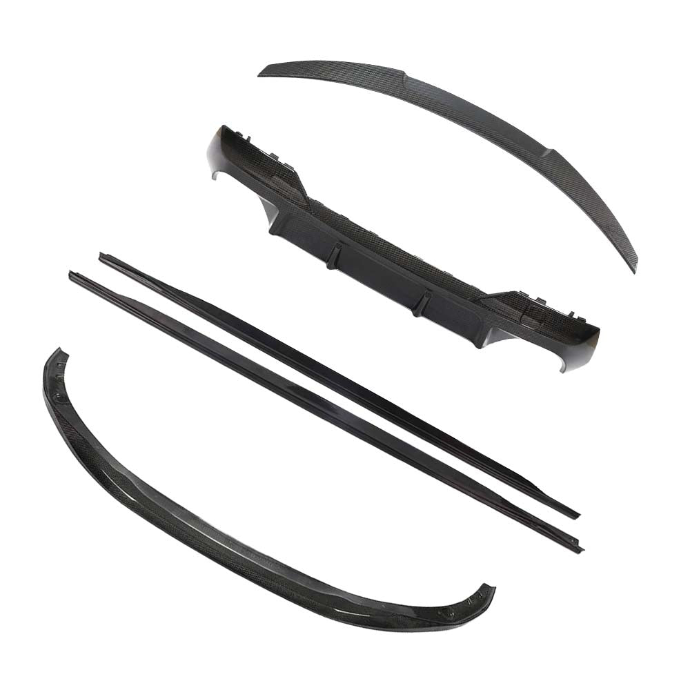 BMW G22 4 Series 2020+ carbon fibre kit by CT Carbon, featuring a pre-preg carbon fibre spoiler in DA style.