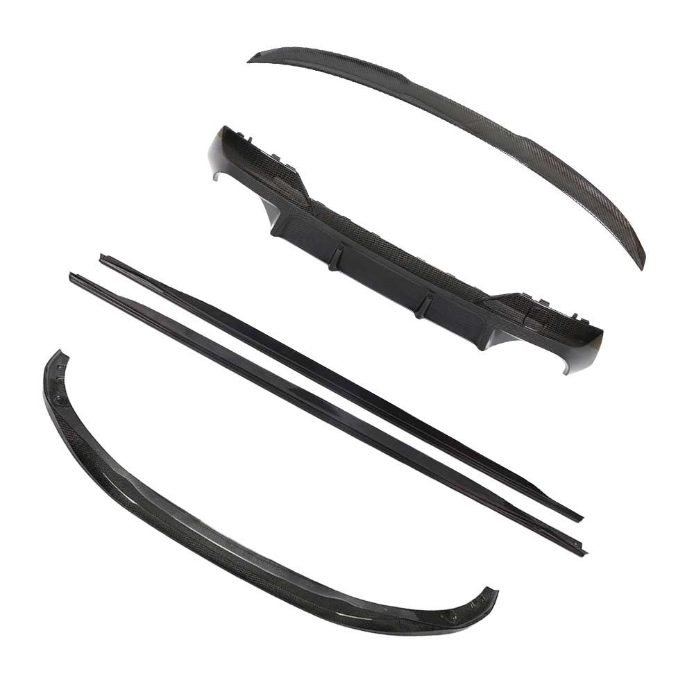 BMW G22 4 Series 2020+ Carbon Fibre Kit by CT Carbon, featuring a pre-preg carbon fibre spoiler in DA style.