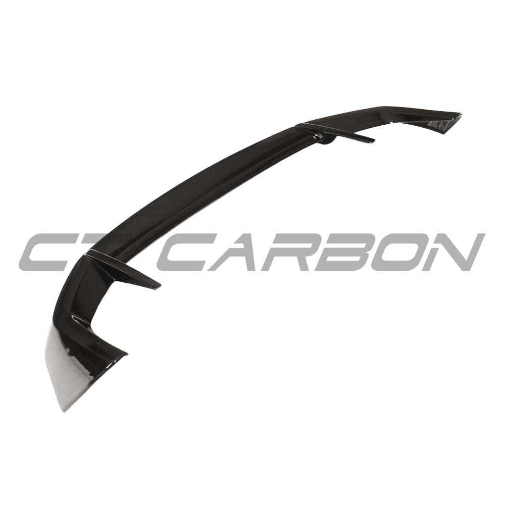 BMW X3 G01 2017+ gloss black spoiler by CT Carbon, V1 style, mounted on the vehicle with a sleek, aerodynamic design.