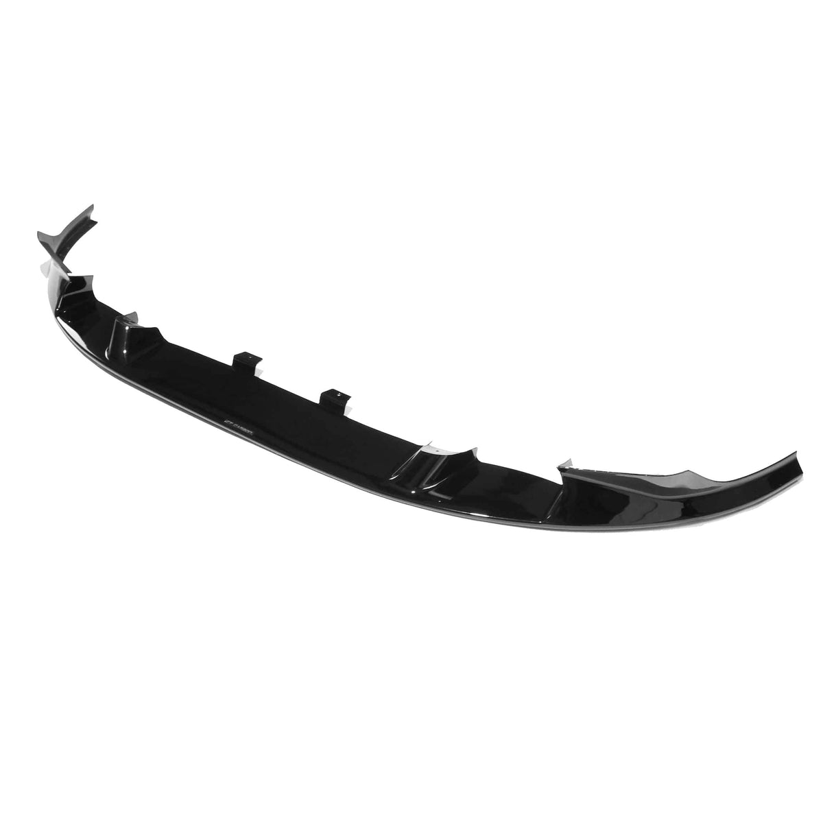 BMW X3M/X4M F97/F98 2018-2021 CT Carbon gloss black splitter, 3D style, designed for sporty front-end enhancement.
