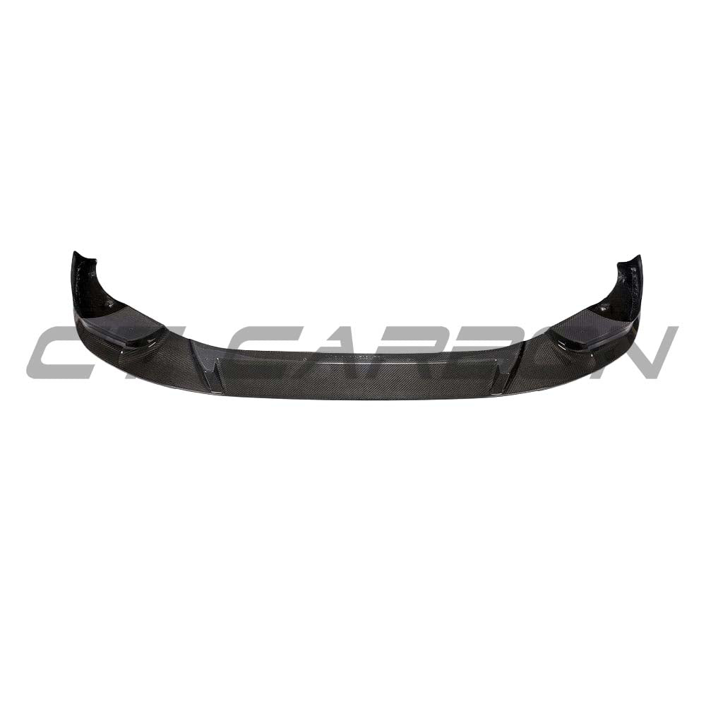 BMW X3M/X4M F97/F98 2018-2021 carbon fiber splitter by CT Carbon, 3D style, lightweight aerodynamic front splitter.