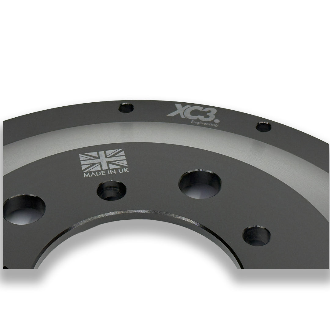 BMW M3 E9X/E92 BTCC custom rotor bells for AP Racing CP9660 calipers, 368mm diameter, 36mm thickness by XC3 Engineering